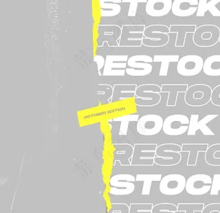 撕纸风格拼接海报设计图片