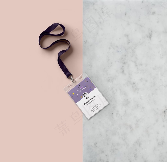 工作证样机图片