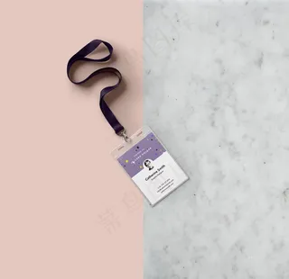 工作证样机图片