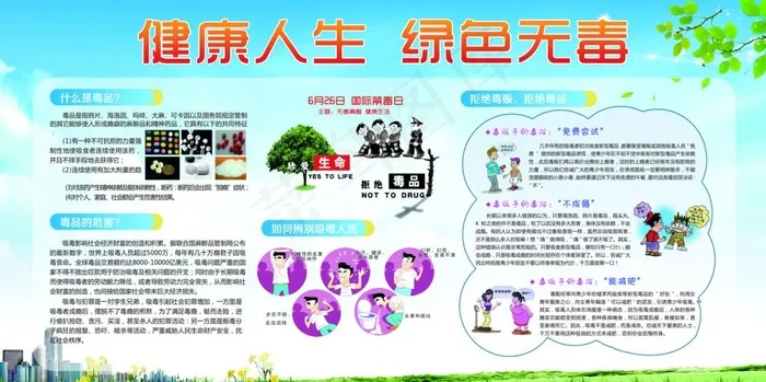 2020禁毒宣传展板图片(4819X2551(DPI:72))psd模版下载