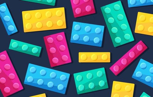 积木背景图片
