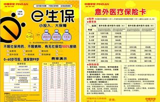 平安E生保+意外医疗图片