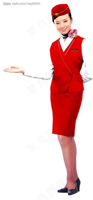 迎宾空姐图片