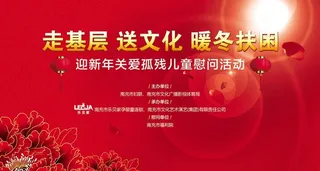 慰问活动背景图片