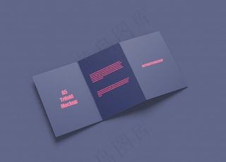 三折页样机图片