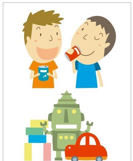 儿童插画矢量图图片cdr矢量模版下载
