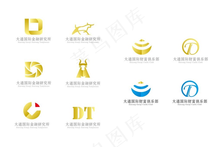 金融logo图片ai矢量模版下载