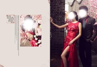 影楼婚纱古装写真模板图片