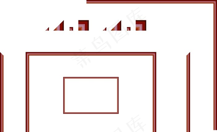 拉长拉宽不变的矢量木框图片