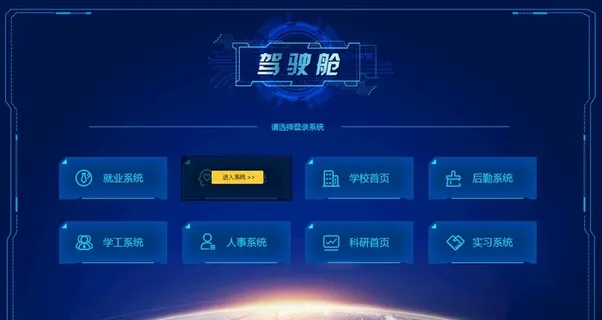 科技感展示页面驾驶舱图片