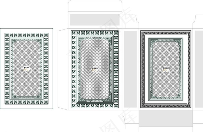 扑克盒图片cdr矢量模版下载