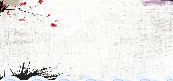 古风背景图片(7087X3543(DPI:150))psd模版下载