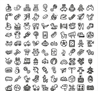 儿童玩具矢量素材图片