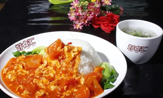 红柿鸡蛋盖饭图片 红柿鸡蛋盖饭图片