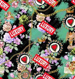 数码印花 花朵图片