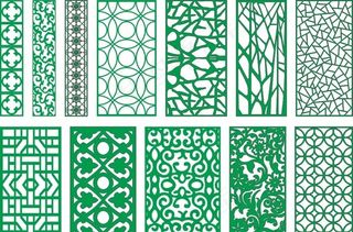 花格 窗花 镂空花纹 屏风 镂图片