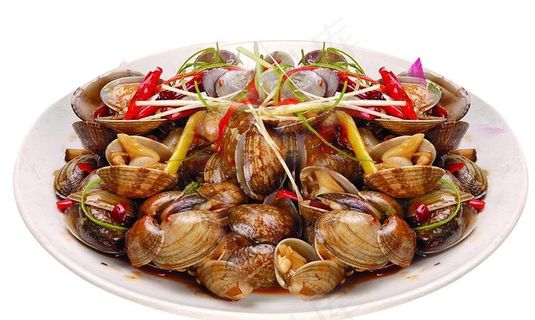 辣炒花蛤海鲜图片