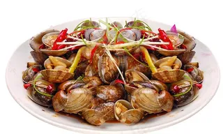 辣炒花蛤海鲜图片