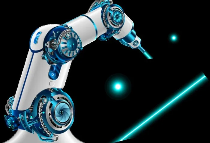 激光机械臂分层素材图片
