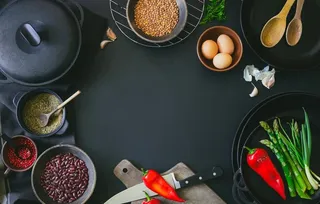 西餐餐饮美食食物蔬菜海报背景图片