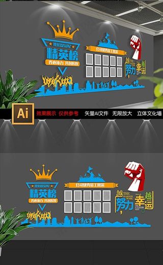 创意科技员工风采照片墙图片