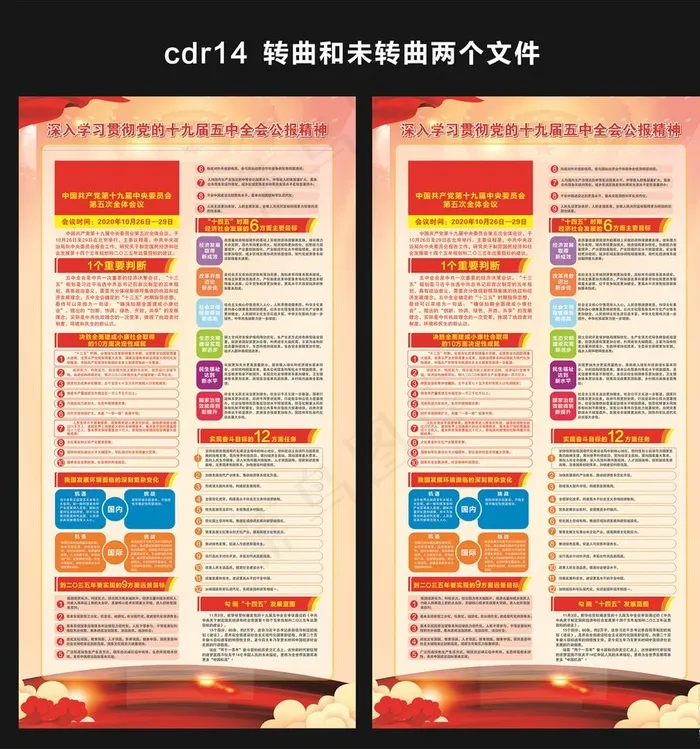 五中全会图片cdr矢量模版下载