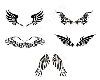 矢量翅膀图片