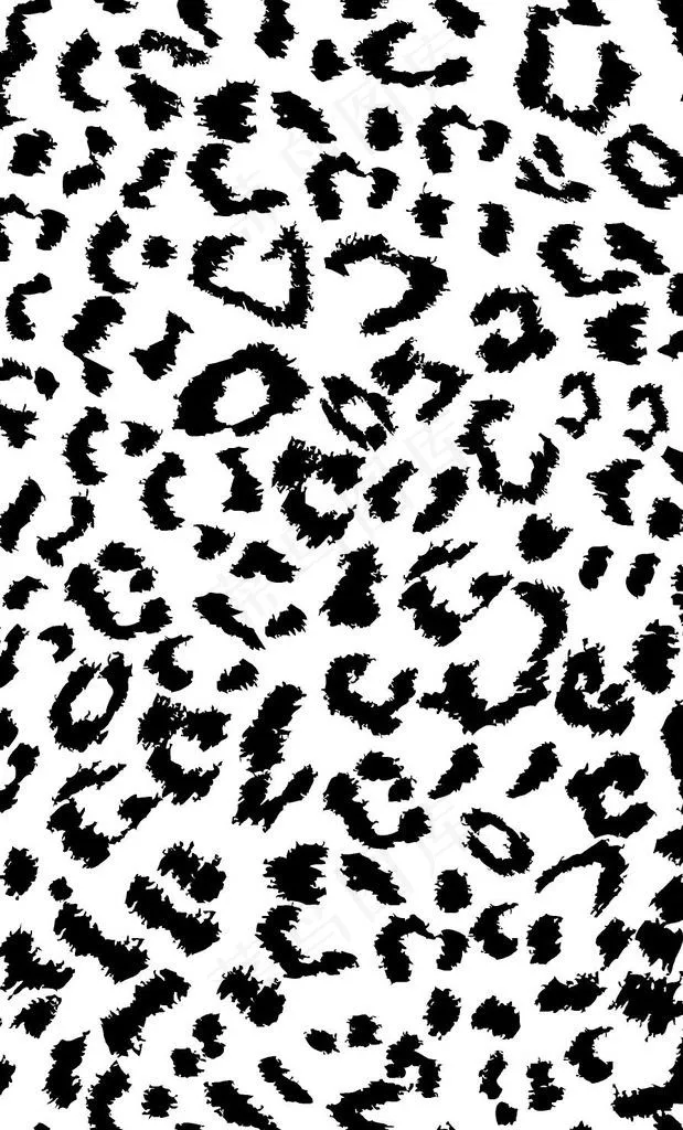 豹纹图片ai矢量模版下载