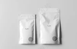 铝箔自封袋站立包装智能贴图样机图片