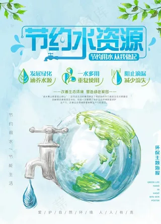 节约水资源图片