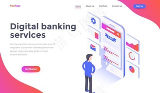 科技感电脑未来插图图片