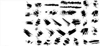水墨笔触图片