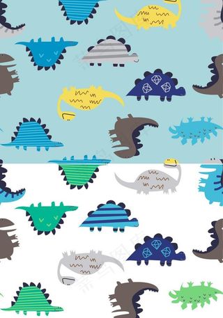 恐龙 怪兽 循环 剑龙 图案图片