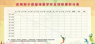 足球赛积分表图片