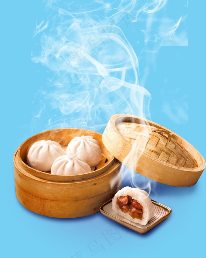 包子图片psd模版下载