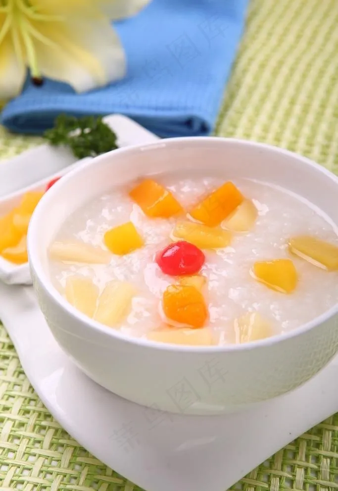 水果粥图片