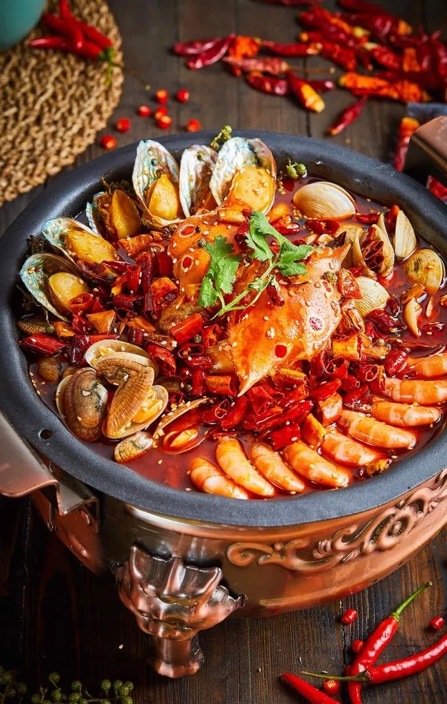 麻辣海鲜图片