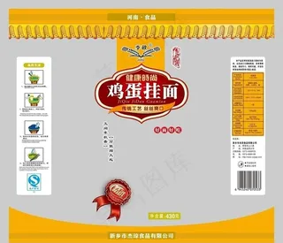 鸡蛋挂面包装图片