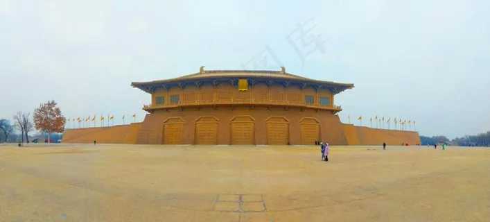 雄伟的西安大明宫宫殿图片