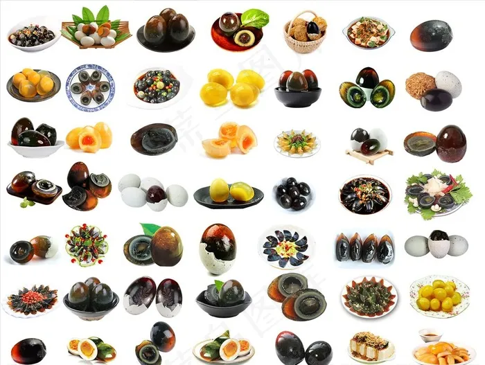 皮蛋咸蛋图图片eps,ai矢量模版下载