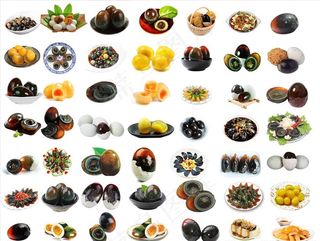 皮蛋咸蛋图图片