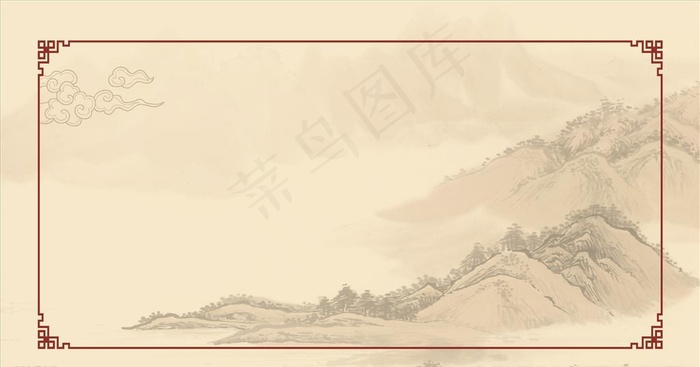 中式背景图片cdr矢量模版下载