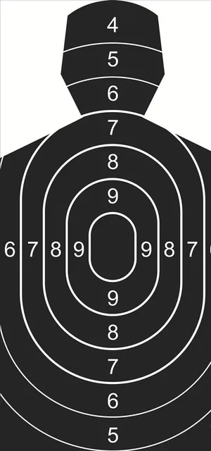 半身靶图片