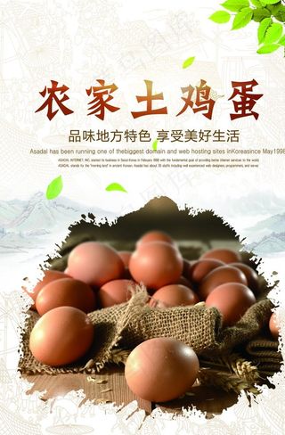 土鸡蛋海报图片
