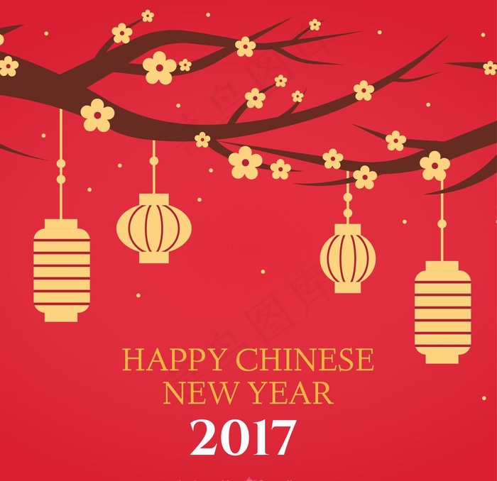 2017鸡年 鸡年大吉图片ai矢量模版下载