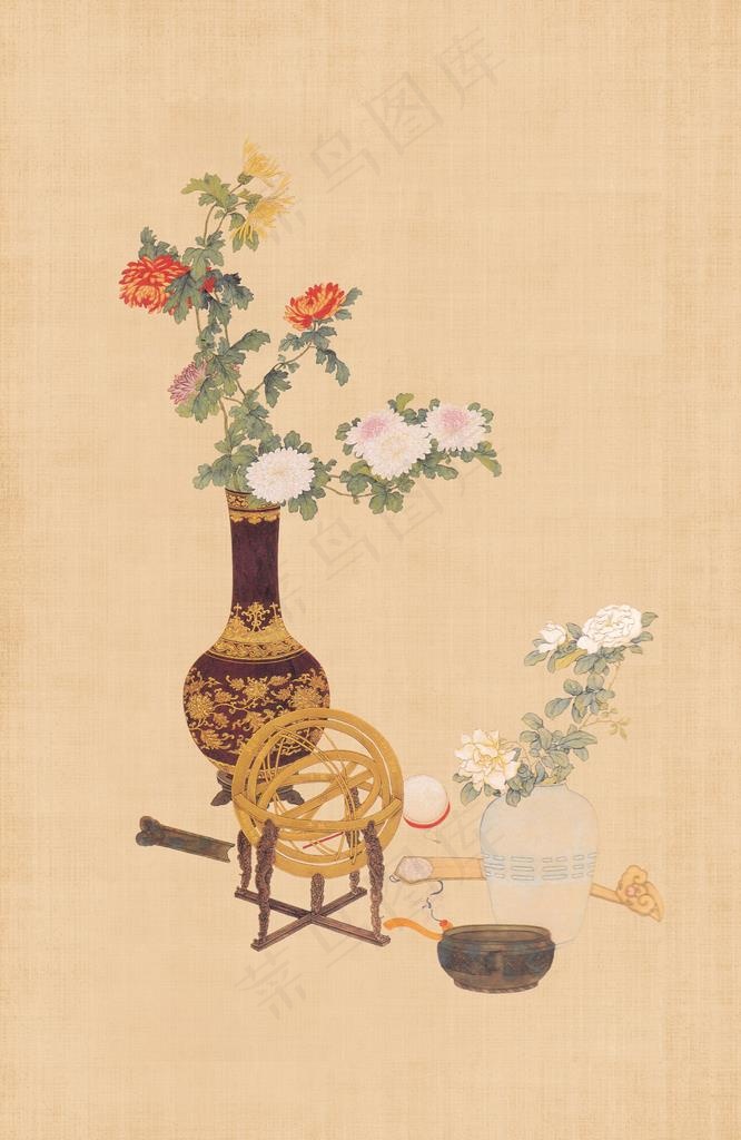 中式装饰画图片(2683X3937(DPI:200))psd模版下载