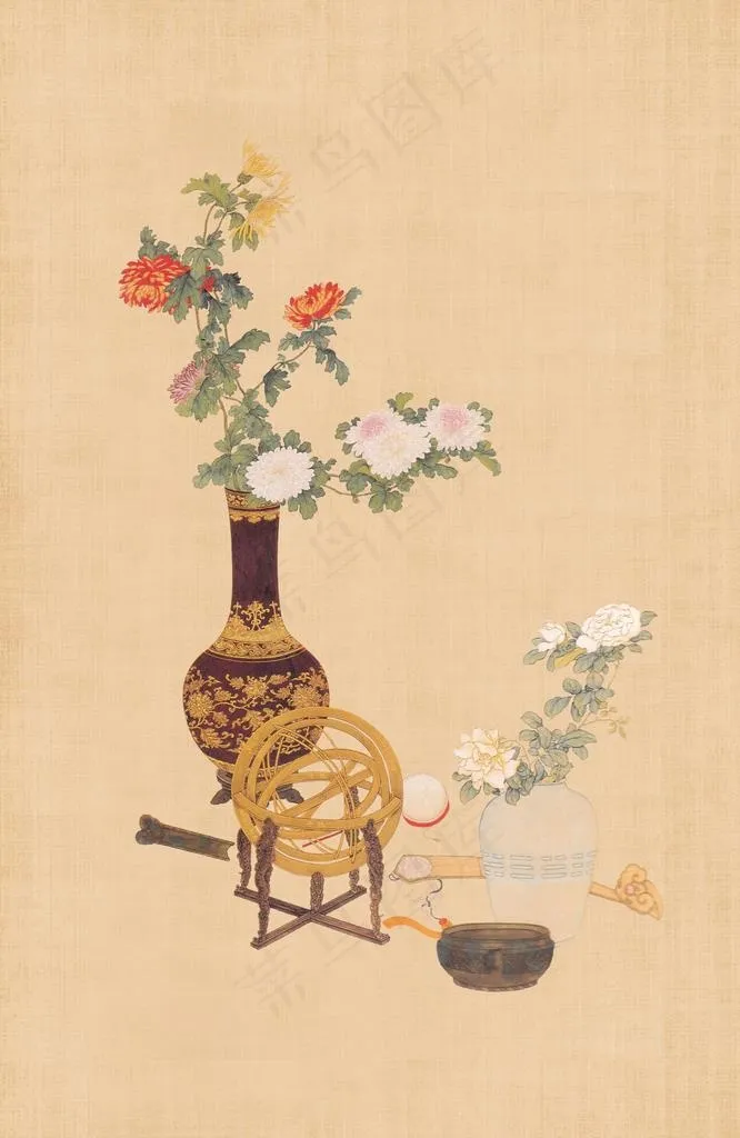 中式装饰画图片(2683X3937(DPI:200))psd模版下载
