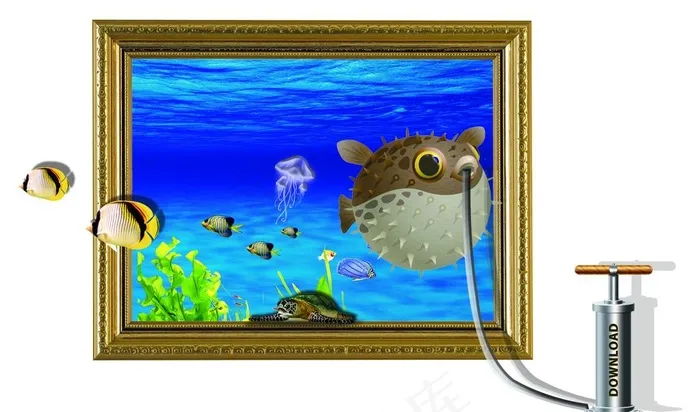 3D海底世界图片