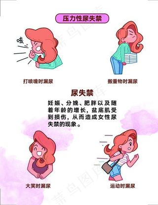 压力性尿失禁图片