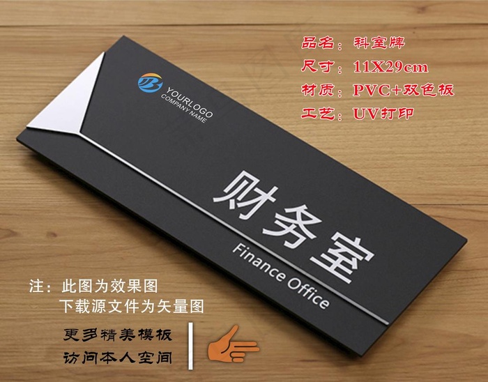 科室牌图片cdr矢量模版下载